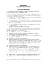 Test bank and solution of  analyzing transactions (2) 