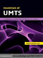  cambridge university press essentials of UMTS nov 2008 kho tài liệu bách khoa 