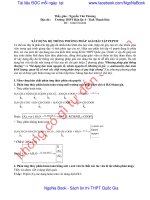 XÂY DƯNG hệ THỐNG PHƯƠNG PHÁP GIẢI bài tập PEPTIT tủ tài liệu bách khoa 