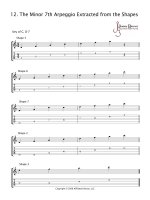 12  the minor 7th arpeggio extracted from the shapes tủ tài liệu bách khoa 