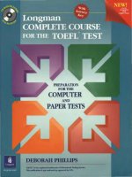 Longman complete course for the toefl test preparation tủ tài liệu bách khoa 