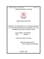 NGHIÊN cứu CHẨN đoán và xử TRÍ POLYP BUỒNG tử CUNG BẰNG PHẪU THUẬT SOI BUỒNG tử CUNG tại BỆNH VIỆN PHỤ sản TRUNG ƯƠNG 