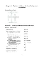 Solution manual factions and mixed number 