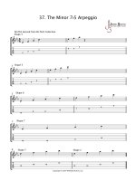 37  the minor 7b5 arpeggio tủ tài liệu bách khoa 