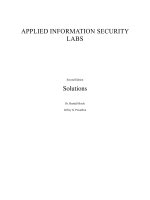 Solution manual of applied information security labs 
