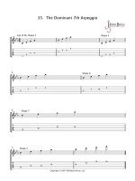 35  the dominant 7th arpeggio tủ tài liệu bách khoa 