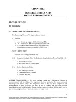 Test bank and solution of CH02 business ethics and social responsive (2) 