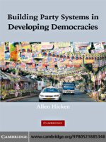  cambridge university press building party systems in developing democracies jan 2009 kho tài liệu bách khoa 