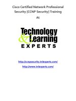 CCNP security at TnLExperts kho tài liệu bách khoa 