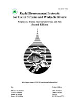 EPA rapid bioassessment protocols for use in streams and wadeable rivers, periphyton, benthic macroinvertebrates, and fish tủ tài liệu bách khoa 