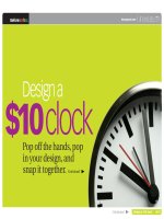 BA0611   design a clock tủ tài liệu bách khoa 