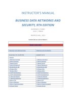 Test bank and solution of business data networks and security 9e by panko (1) 