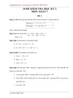 10 đề kiểm tra học kì 2 môn toán 7 kho tài liệu bách khoa 