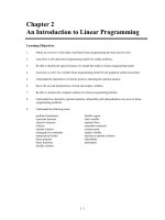 Test bank and solution of an introduction to linear programming (1) 