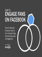 How to engage fans on facebook 04 tủ tài liệu bách khoa 