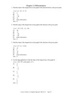 Solution manual of ch2 differentiation 