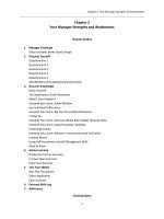 Test bank and solution  of ch2 YOur manager strengths and weaknesses (1) 