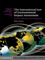  cambridge university press the international law of environmental impact assessment process substance and integration mar 2008 kho tài liệu bách khoa 