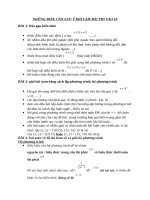 NHỮNG điểu cần lưu ý KHI làm bài THI vào 10 