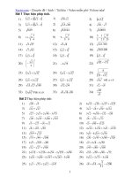 Bai tap chuyen de rut gon bieu thuc luyen thi TS 10