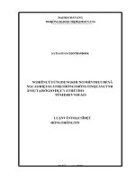 Nghiên cứu ứng dụng khung nhìn thực để nâng cao hiệu suất hệ thống thông tin quản lý nhân sự tại sở giáo dục và thể thao tỉnh saravan (lào)