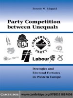  cambridge university press party competition between unequals strategies and electoral fortunes in western europe jun 2008 kho tài liệu bách khoa 