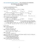 15 đề thi giữa học kì 1 toán 8