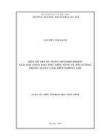 Một số thuật toán metaheuristic giải bài toán bao phủ diện tích và đối tượng trong mạng cảm biến không dây
