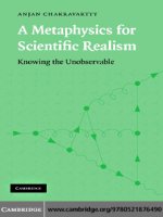  cambridge university press a metaphysics for scientific realism knowing the unobservable nov 2007 kho tài liệu bách khoa 
