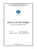 Công tác đào tạo và phát triển nguồn nhân lực tại công ty cổ phần vận tải phượng cường 
