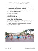 SKKN một số biện pháp giảng dạy nhằm nâng cao hiệu quả trong tập luyện bơi lội tự cứu đuối nước cho HS TH 