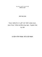 Thực hiện pháp luật về tiếp công dân – qua thực tiễn huyện Hoài Đức, thành phố Hà Nội