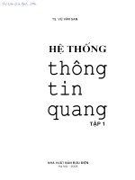 He thong thong tin quang tap 1 (NXB buu dien 2008)   ts  vu van san, 279 trang kho tài liệu bách khoa 