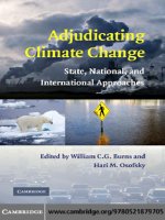  cambridge university press adjudicating climate change state national and international approaches jul 2009 kho tài liệu bách khoa 