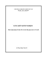 Một số giải pháp tổ chức tốt trò chơi dân gian cho trẻ 5 6 tuổi 
