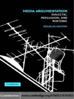  cambridge university press media argumentation dialect persuasion and rhetoric sep 2007 kho tài liệu bách khoa 
