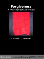  cambridge university press forgiveness a philosophical exploration sep 2007 kho tài liệu bách khoa 