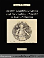  cambridge university press quaker constitutionalism and the political thought of john dickinson dec 2008 kho tài liệu bách khoa 