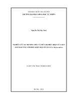 Nghiên cứu sự methyl hóa và mức độ biểu hiện của gen SOS1 đáp ứng với điều kiện mặn ở cây lúa (oryza sativa) 