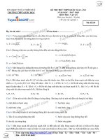 33  đề thi thử THPT QG môn vật lí THPT chuyên quốc học huế   huế   lần 1   năm 2018  tủ tài liệu bách khoa 