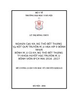 NGHIÊN cứu KHÁNG THỂ bất THƯỜNG và kết QUẢ TRUYỀN máu hòa hợp ở BỆNH NHÂN BỆNH máu có KHÁNG THỂ bất THƯỜNG tại KHOA HUYẾT học TRUYỀN máu BỆNH VIỆN BẠCH MAI 2016  2017 