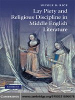  cambridge university press lay piety and religious discipline in middle english literature feb 2009 kho tài liệu bách khoa 
