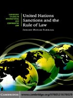  cambridge university press united nations sanctions and the rule of law jan 2008 kho tài liệu bách khoa 