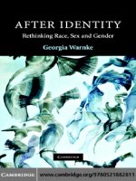  cambridge university press after identity rethinking race sex and gender jan 2008 kho tài liệu bách khoa 