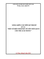 Mot so bp ren ne nep thoi quen cho tre 24   36 thang 