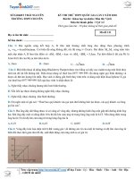 27  đề thi thử THPT QG môn vật lí trường THPT chuyên thái nguyên   lần 2   năm 2018 tủ tài liệu bách khoa 