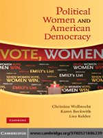 cambridge university press political women and american democracy mar 2008 kho tài liệu bách khoa 