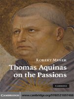  cambridge university press thomas aquinas on the passions a study of summa theologiae 1a2ae 22 48 apr 2009 kho tài liệu bách khoa 