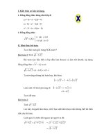 Chuyen de can bac hai va cac bai toan lien quan day du 