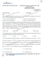 19  đề thi thử THPT quốc gia môn vật lý trường THPT chuyên hưng yên   lần 2   năm 2018 tủ tài liệu bách khoa 